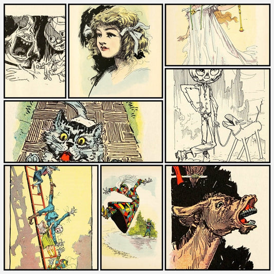 The Patchwork Girl of Oz 1913 - John R. Neill - 63 images | A snapshot of some of the images