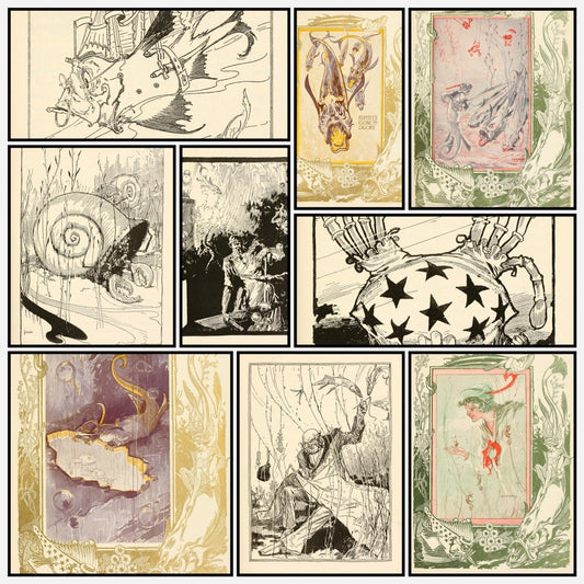 The Sea Fairies c.1911 - John R. Neill - 36 images | A snapshot of some of the images