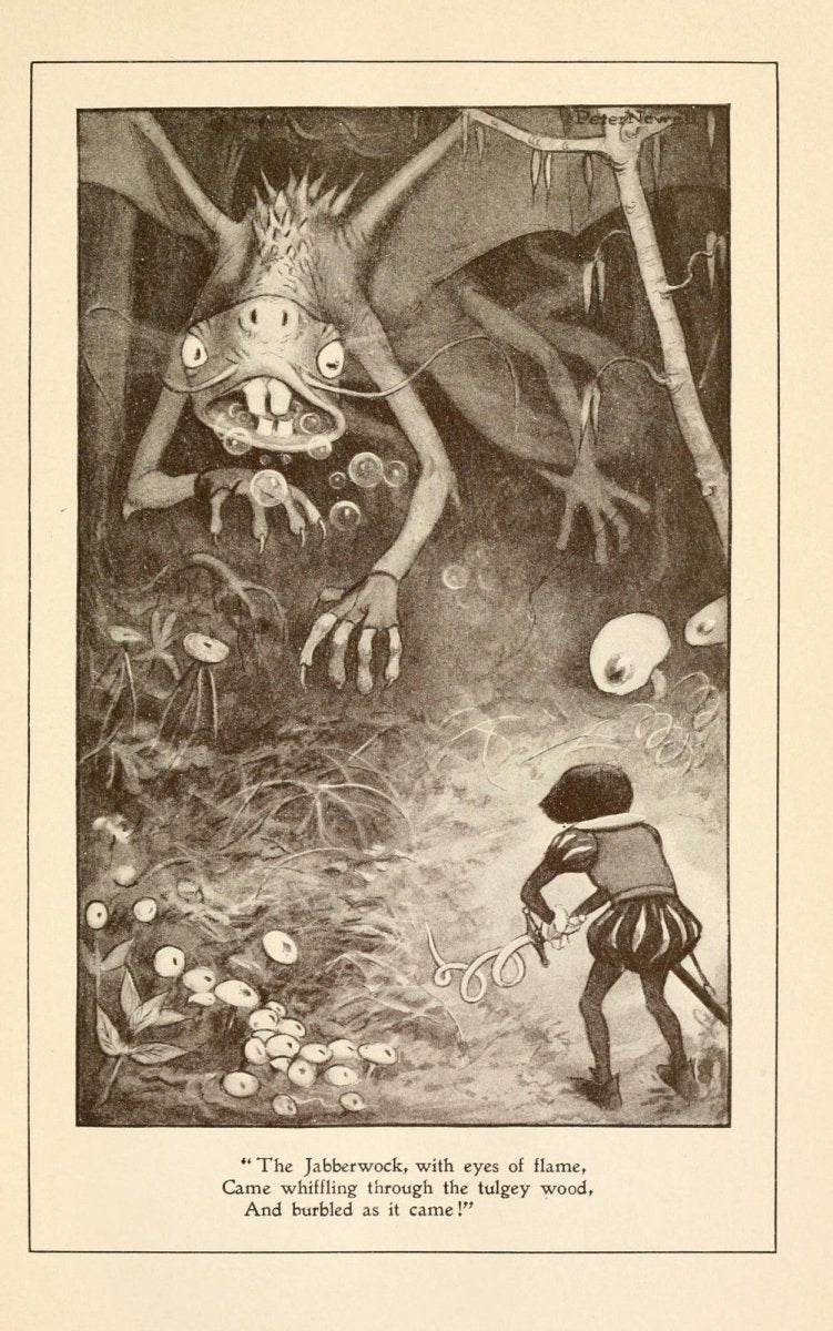 Through the Looking Glass 1902 - Peter Newell (1862-1924) - 40 images | Dimensions 1920 x 3070 pixels