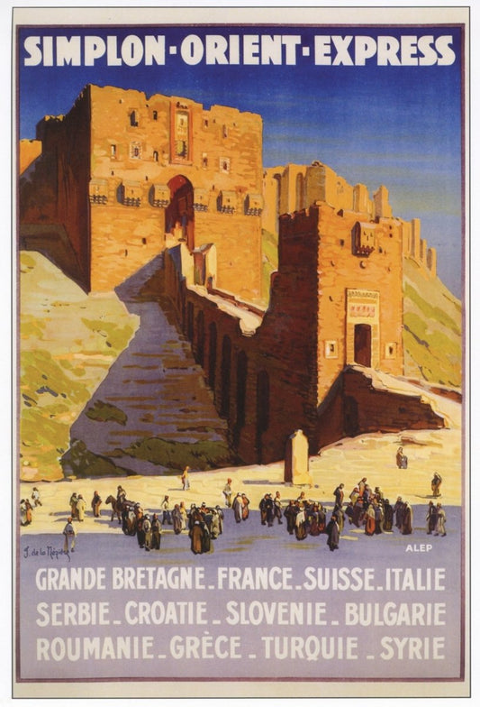 Joseph de La Nézière - Simplon Orient Express 1926 | Dimensions 4320 x 6352 pixels