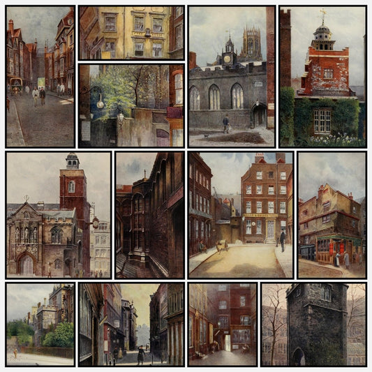 Relics & Memorials of London City - J. Ogilvy (1863-1917) - 63 images | A snapshot of some of the images