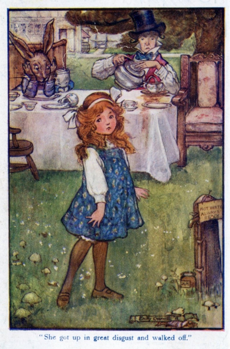 Alice in Wonderland 1912 - Emily Overnell - 2 images | Dimensions 2124 x 3220 pixels