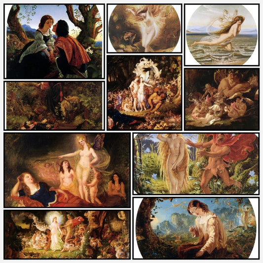 Sir Joseph Noel Paton Fairy Paintings in the Public Domain | A snapshot of the images