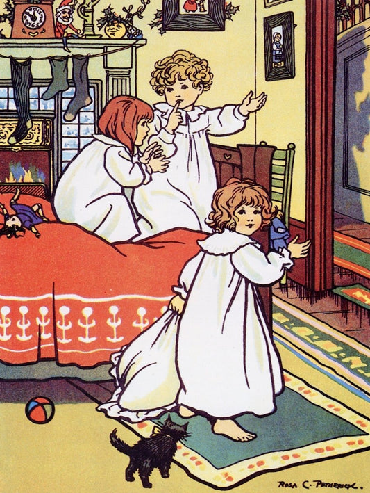 The Night Before Christmas - Rosa Petherick (1871-1931) | Dimensions 3996 x 5316 pixels