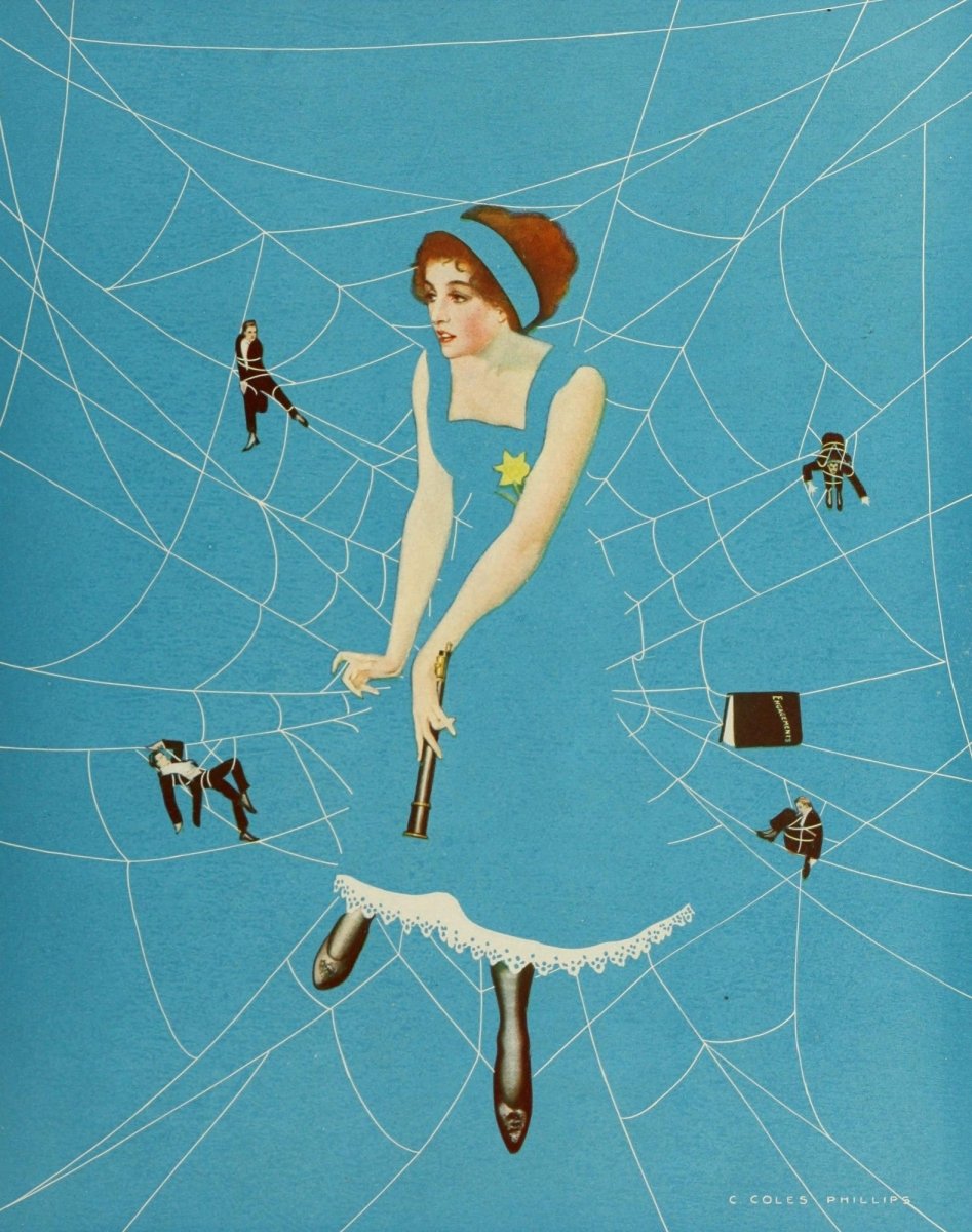 A Gallery of Girls 1911 - Clarence Coles Phillips | Dimensions 2625 x 3325 pixels