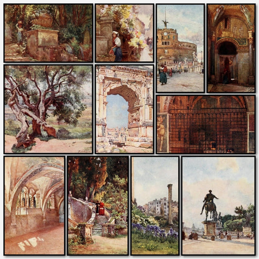 Rome 1905 - Alberto Pisa - 70 images | A snapshot of some of the images