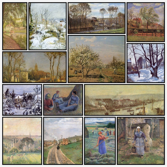 Camille Pissarro Artwork in the Public Domain | A snapshot of some of the images