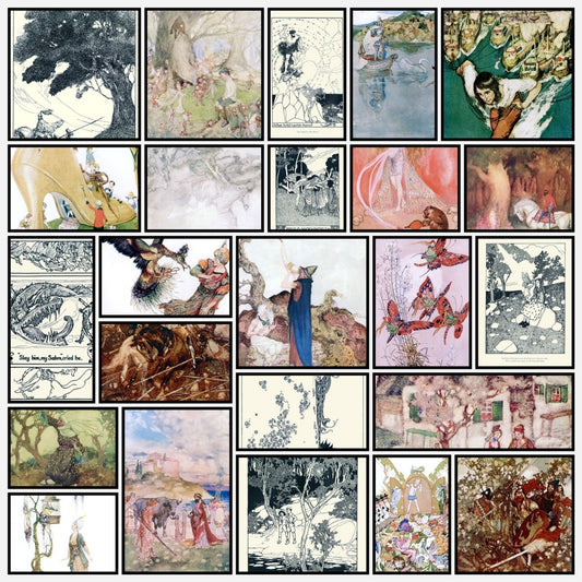 Willy Pogany Public Domain Images to Download | A snapshot of some of the images
