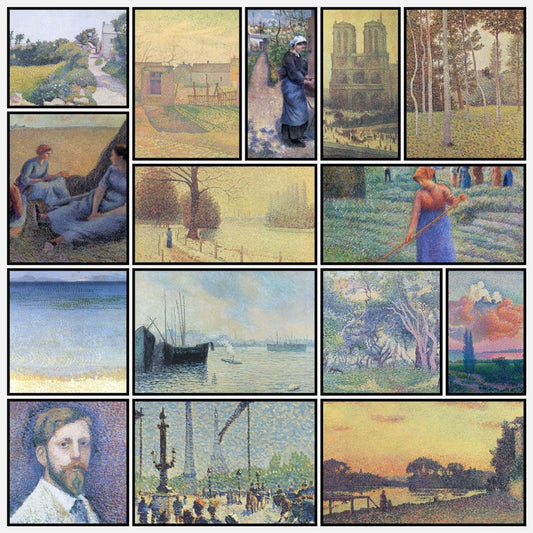 Pointillism in the Public Domain | A snapshot of some of the images