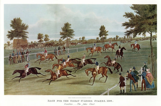James Pollard - Race for the Great St. Leger Stakes 1836 | Dimensions 8829 x 5841 pixels