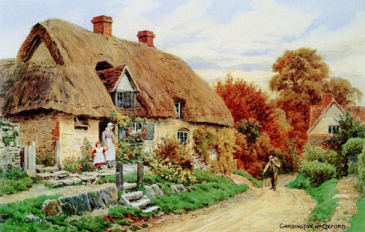 Alfred Quinton - Cottage at Garsington near Oxford | Dimensions 5640 x 3576 pixels