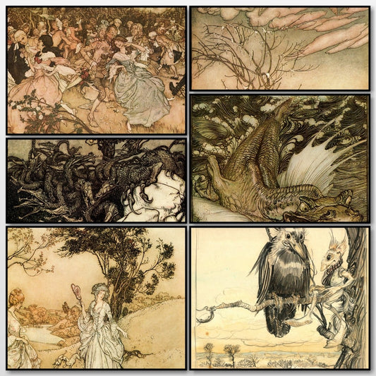 Arthur Rackham's Book of Pictures 1913 - Arthur Rackham | A snapshot of some of the images
