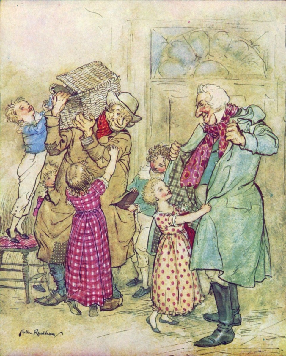 A Christmas Carol, 1915 - Arthur Rackham - 12 images | Dimensions 2527 x 3150 pixels