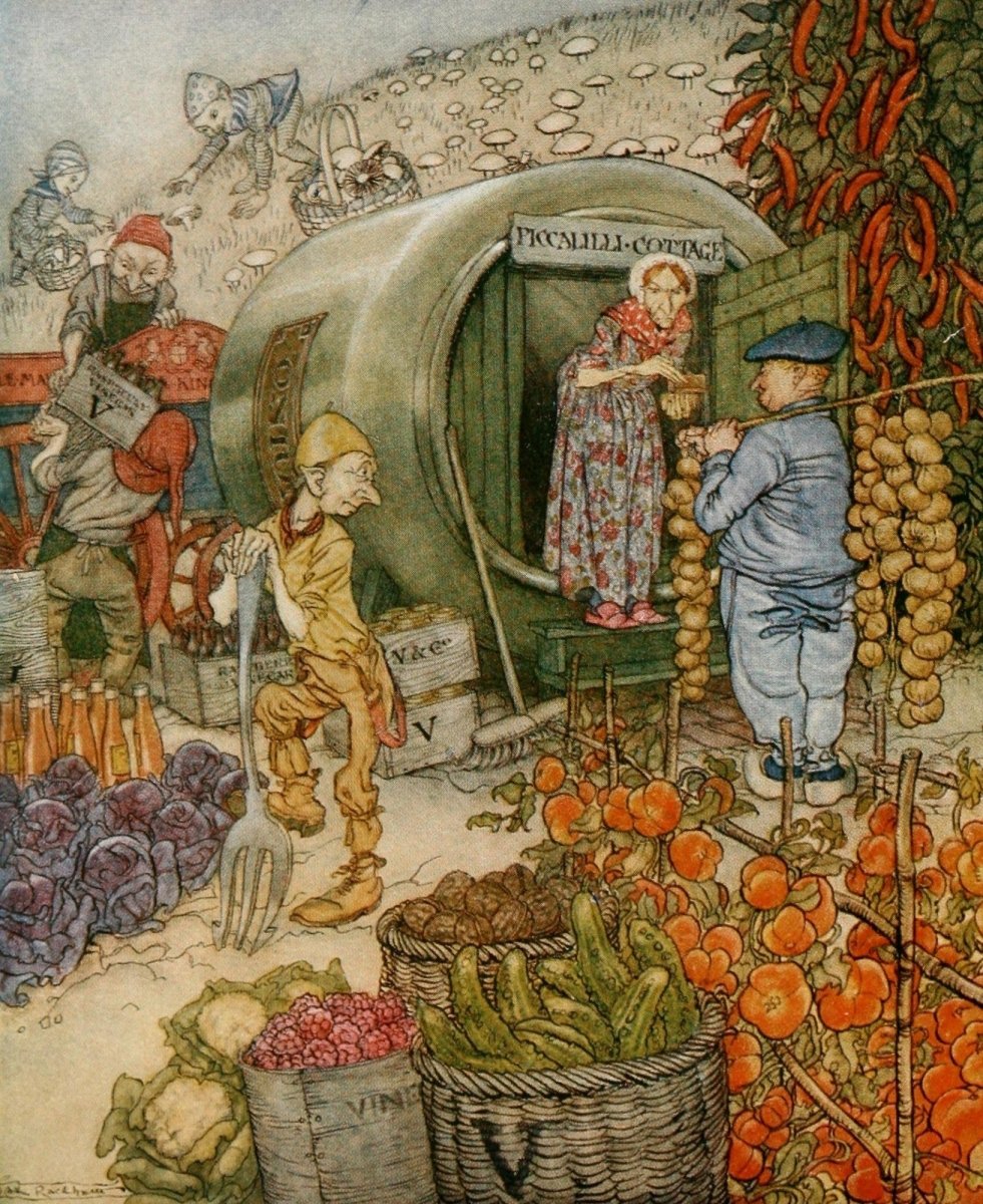 English Fairy Tales 1922 - Arthur Rackham - 16 images | Dimensions 1700 x 2080 pixels