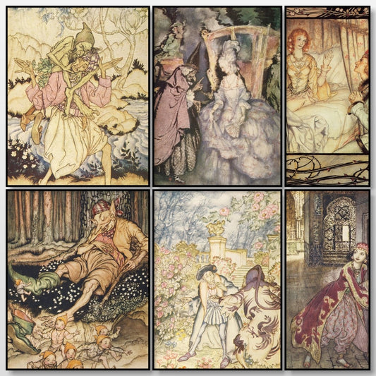 The Arthur Rackham Fairy Book, 1933 - Arthur Rackham | A snapshot of some of the images