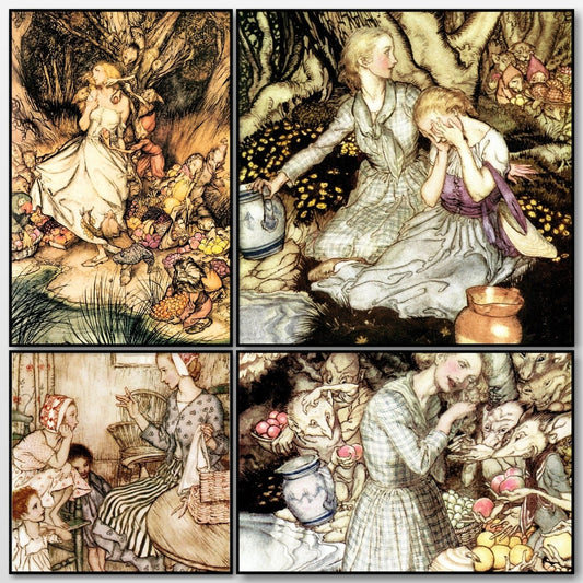 Goblin Market 1933 - Arthur Rackham - 4 images | A snapshot of the images