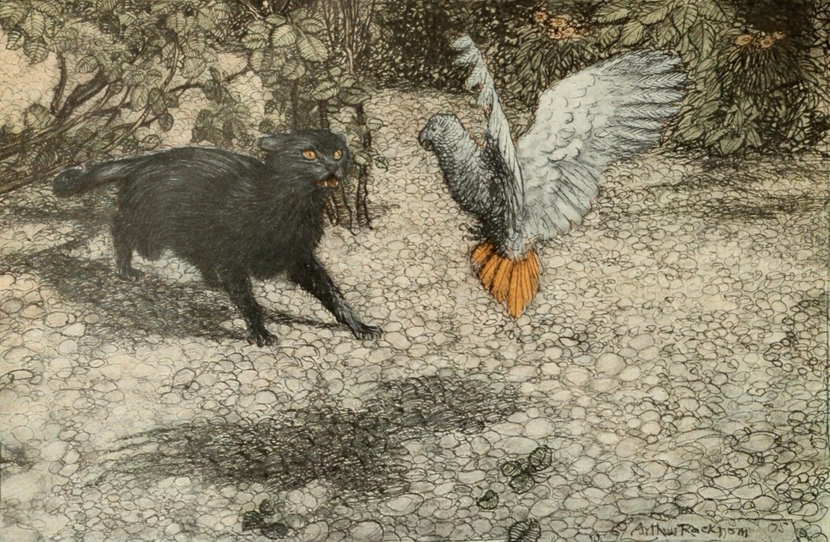 Goodnight 1907 - Arthur Rackham - 6 images | Dimensions 2328 x 1520 pixels