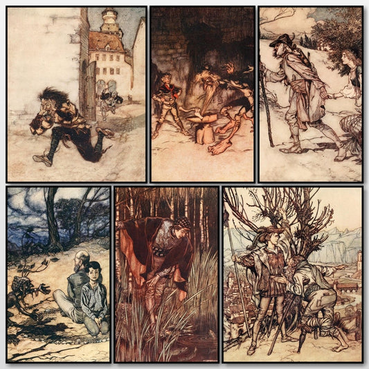 The Fairy Tales of the Brothers Grimm 1916 - Arthur Rackham | A snapshot of the images