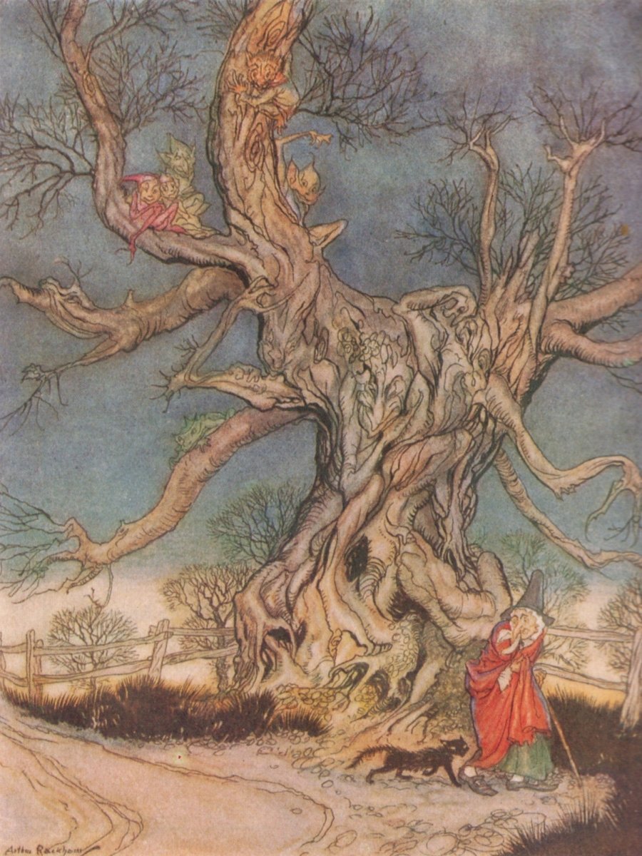 The Legend of Sleepy Hollow - Arthur Rackham - 8 images | Dimensions 3124 x 4164 pixels