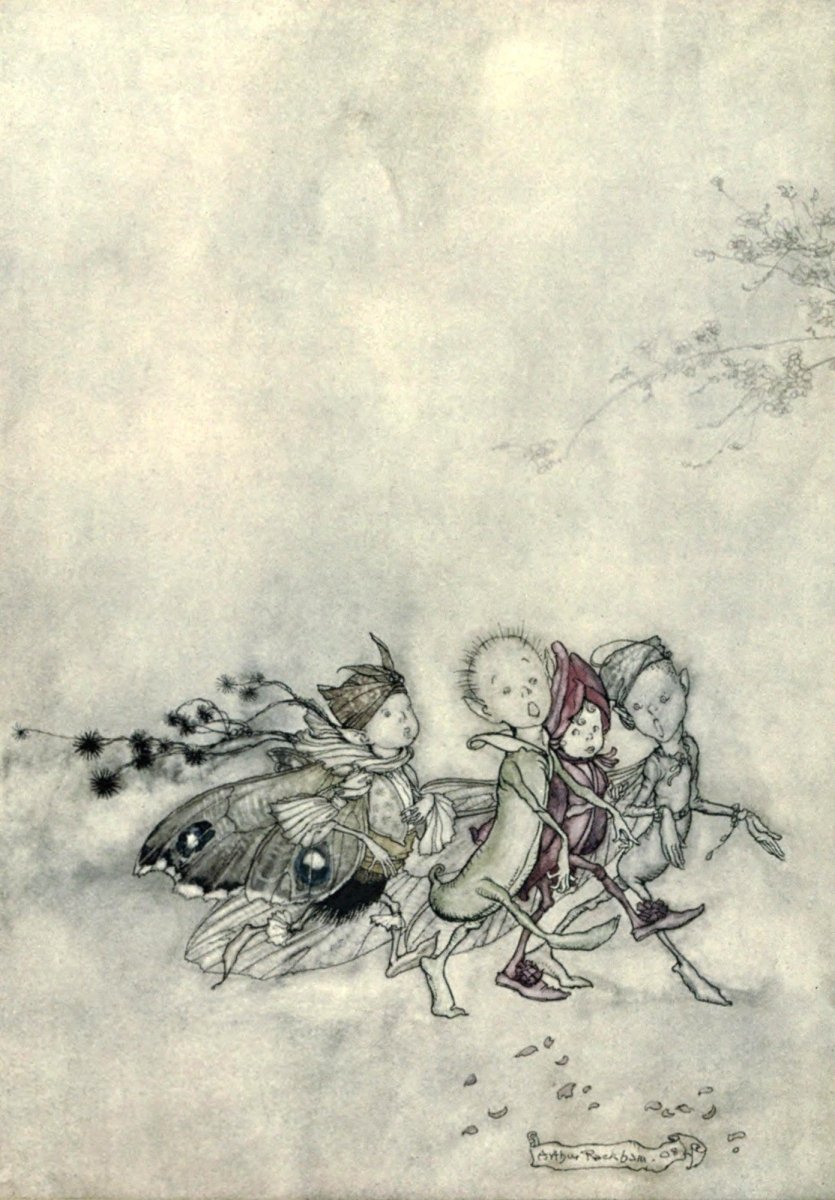 A Midsummer Night's Dream, 1908 - Arthur Rackham - 39 images | Dimensions 1955 x 2810 pixels
