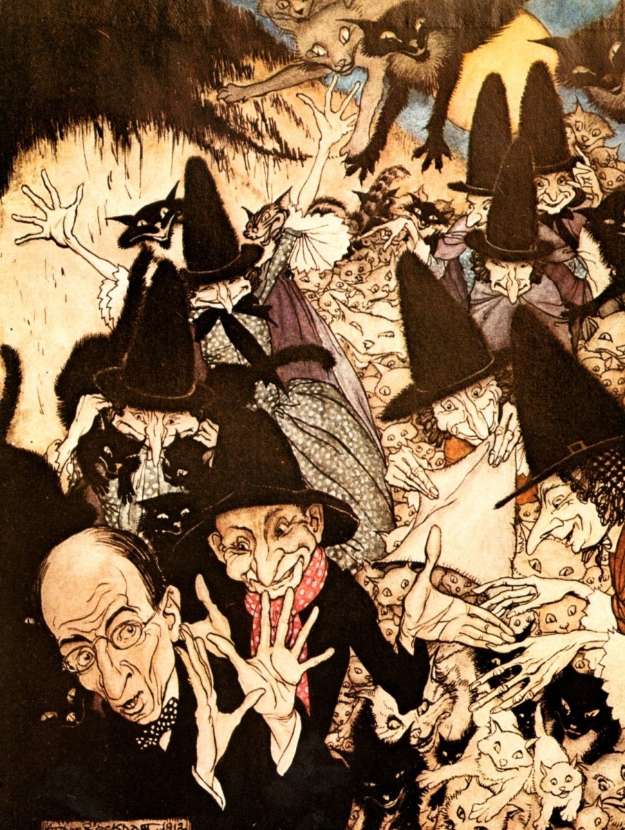 Mother Goose 1913 - Arthur Rackham - 14 images | Dimensions 3880 x 5152 pixels
