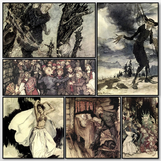Peer Gynt 1936 - Arthur Rackham - 12 images | A snapshot of some of the images