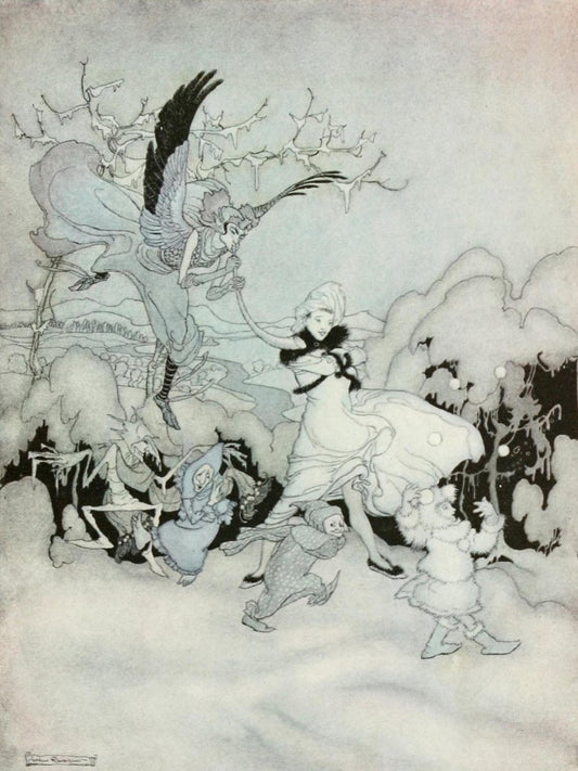 Snickerty Nick 1919 - Arthur Rackham - 3 images | Dimensions 1482 x 1977 pixels