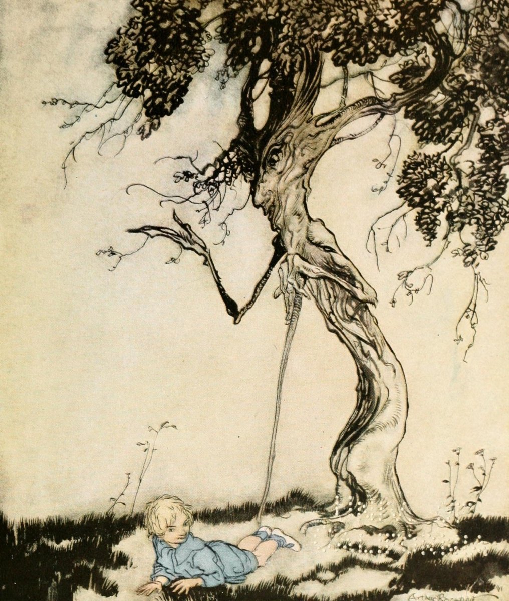 Snickerty Nick 1919 - Arthur Rackham - 3 images | Dimensions 1905 x 2250 pixels
