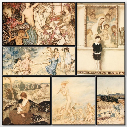 The Springtide of Life 1918 - Arthur Rackham - 8 images | A snapshot of some of the images