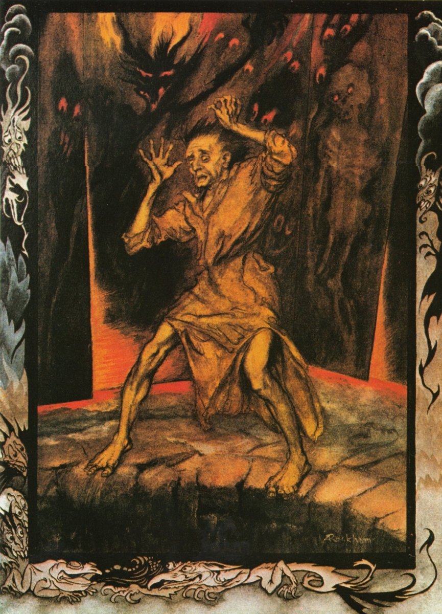 Poe's Tales of Mystery & Imagination 1935 - Arthur Rackham | Dimensions 3896 x 5404 pixels