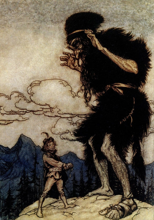 Arthur Rackham - Grimm's The Valiant Little Tailor | Dimensions 5580 x 7992 pixels