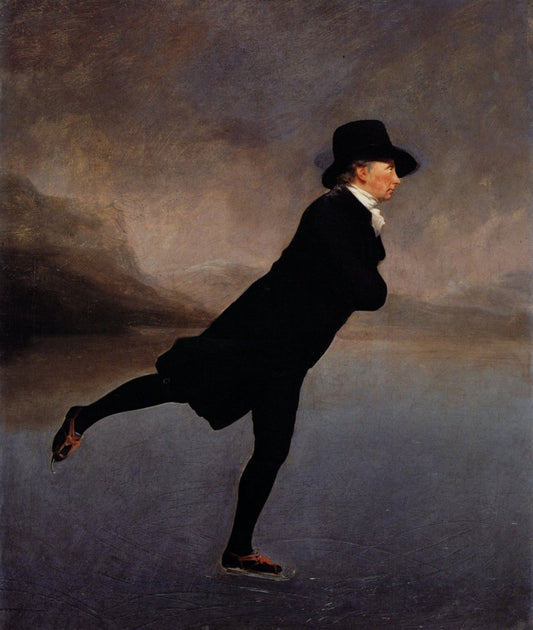 Henry Raeburn -Rev Robert Walker Skating on Duddingston Loch | Dimensions 3880 x 4584 pixels