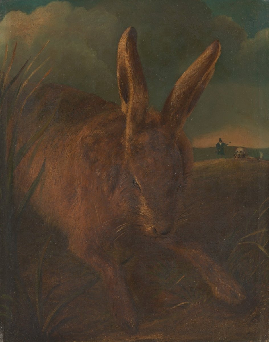 Philip Reinagle - Hare Hunting c.1810 | Dimensions 5040 x 6400 pixels