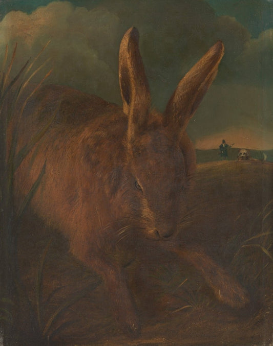Philip Reinagle - Hare Hunting c.1810 | Dimensions 5040 x 6400 pixels
