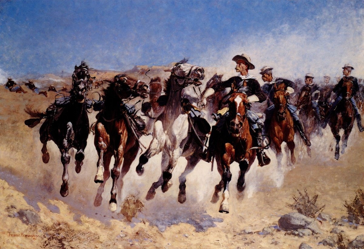 Dismounted, The Fourth Trooper moving the Led Horse | Dimensions 5200 x 3568 pixels