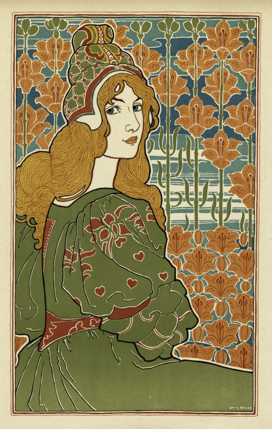 Louis Rhead (1858-1926) - Jane (1898) an Art Nouveau poster | Dimensions 4031 x 6359 pixels