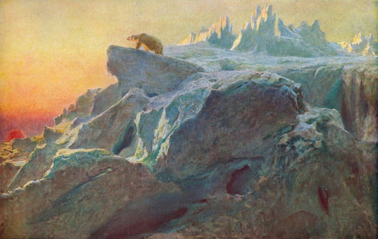 Briton Rivière (1840-1920) - Beyond Man's Footsteps 1894 | Dimensions 6310 x 3990 pixels