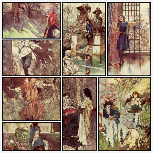 The Secret Garden 1911 - Charles Robinson - 8 images | A snapshot of the images