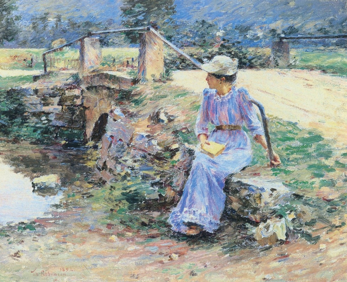 Theodore Robinson (1852-1896) - La Debacle 1892 | Dimensions 5256 x 4272 pixels