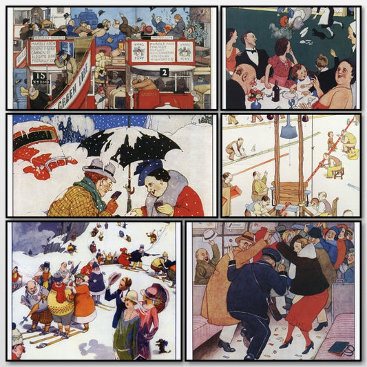 Cartoons - W. Heath Robinson - 54 images | A snapshot of some of the images