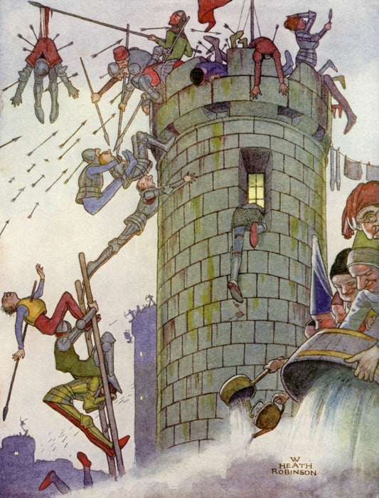 Monarchs of Merrie England II 1932 - W. Heath Robinson | Dimensions 3264 x 4280 pixels