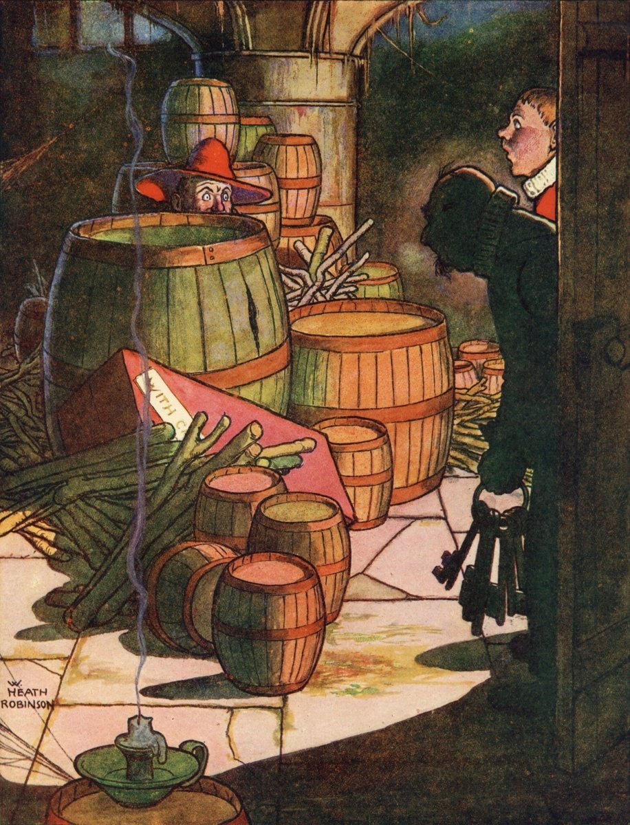 Monarchs of Merrie England III 1932 - W. Heath Robinson | Dimensions 4266 x 5586 pixels