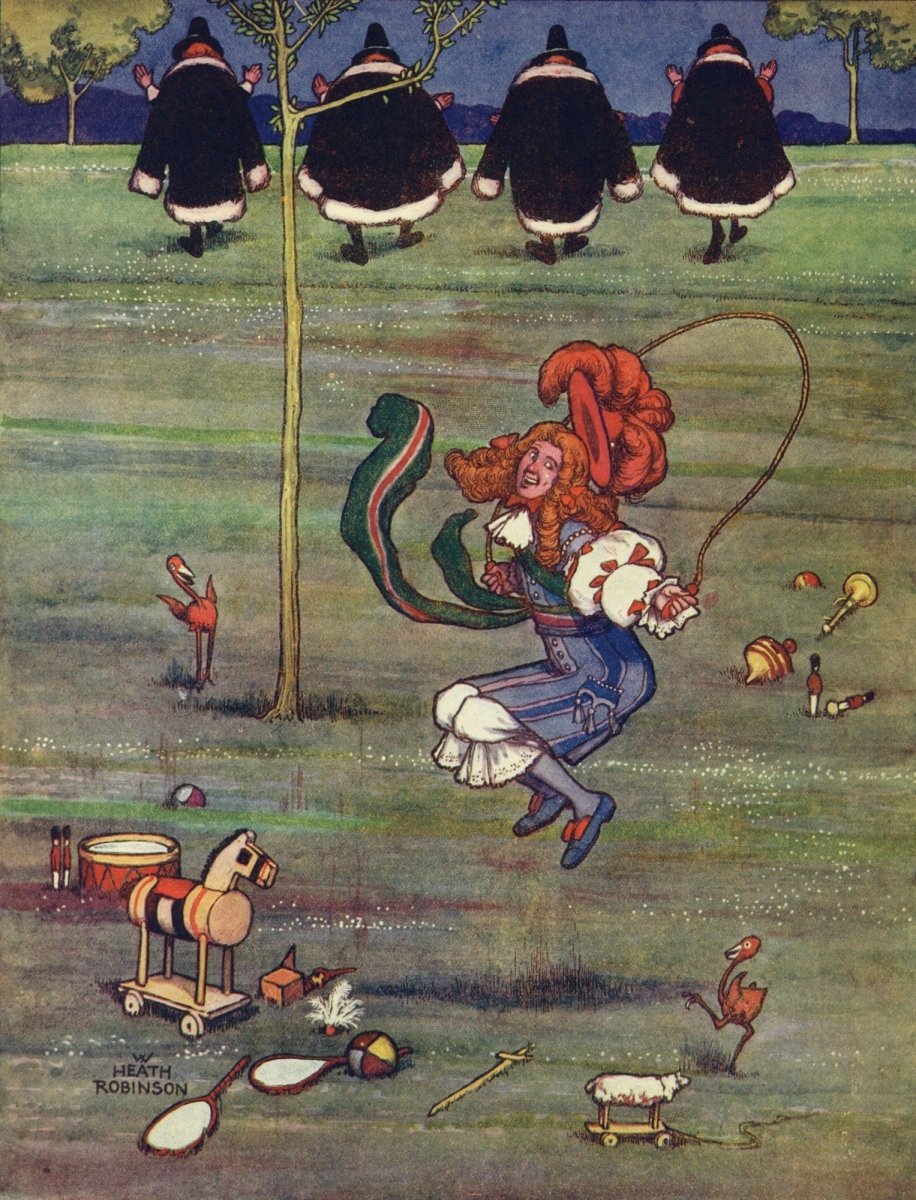 Monarchs of Merrie England IV 1932 - W. Heath Robinson | Dimensions 4239 x 5553 pixels