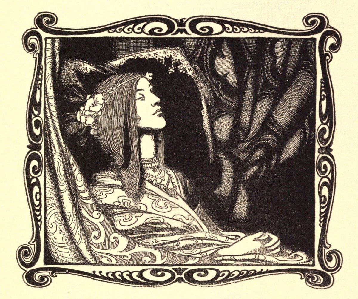 The Poems of Edgar Allen Poe, 1900 - W. Heath Robinson | Dimensions 1910 x 1595 pixels