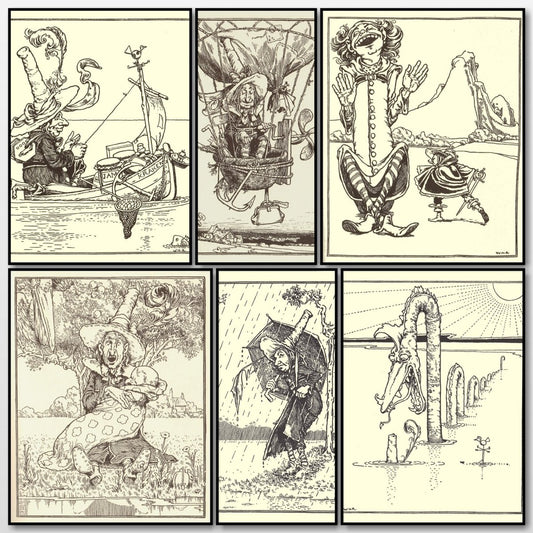 Uncle Lubin 1902 - W. Heath Robinson - 38 images | A snapshot of some of the images