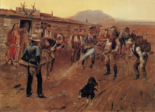 Charles M. Russell - The Tenderfoot 1900 | Dimensions 5192 x 3752 pixels