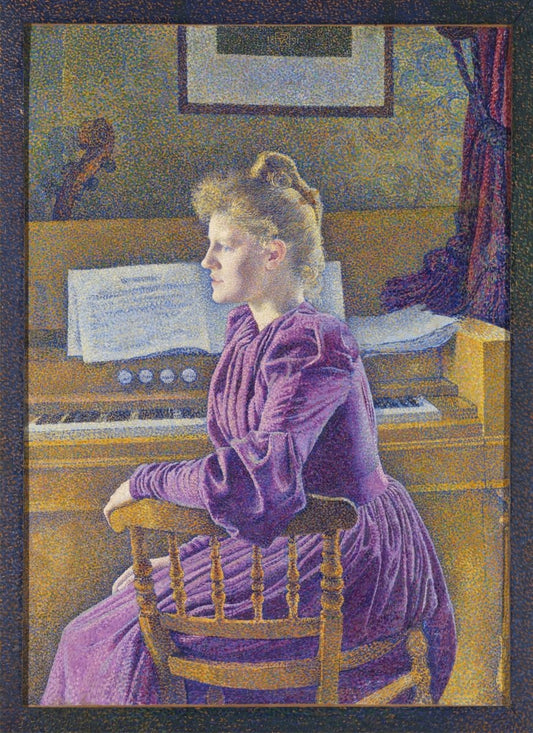 Theo van Rysselberghe - Maria Sèthe 1891 | Dimensions 4916 x 6767 pixels