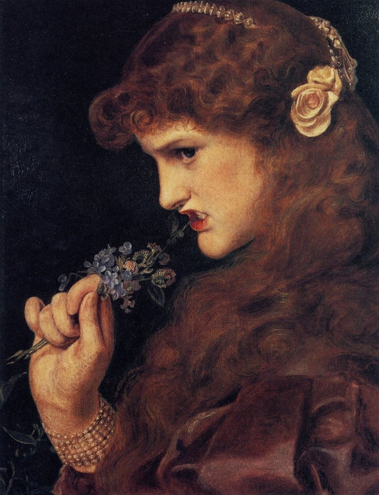 Frederick Sandys - Love's Devotion 1867 | Dimensions 4708 x 6138 pixels