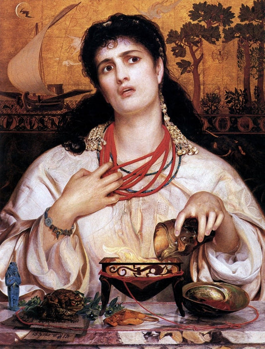 Frederick Sandys (1829-1904) - Medea 1868 | Dimensions 5192 x 6831 pixels
