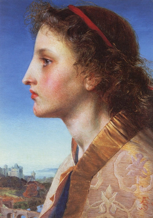Frederick Sandys - Oriana 1861 | Dimensions 4697 x 6688 pixels